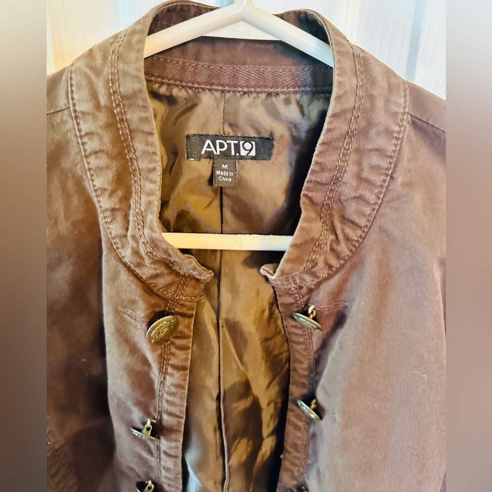 šHOST PICK!šš§„š¤Apt. 9 Brown Spring/Fall Jacketš¤š§„ - Picture 3 of 11